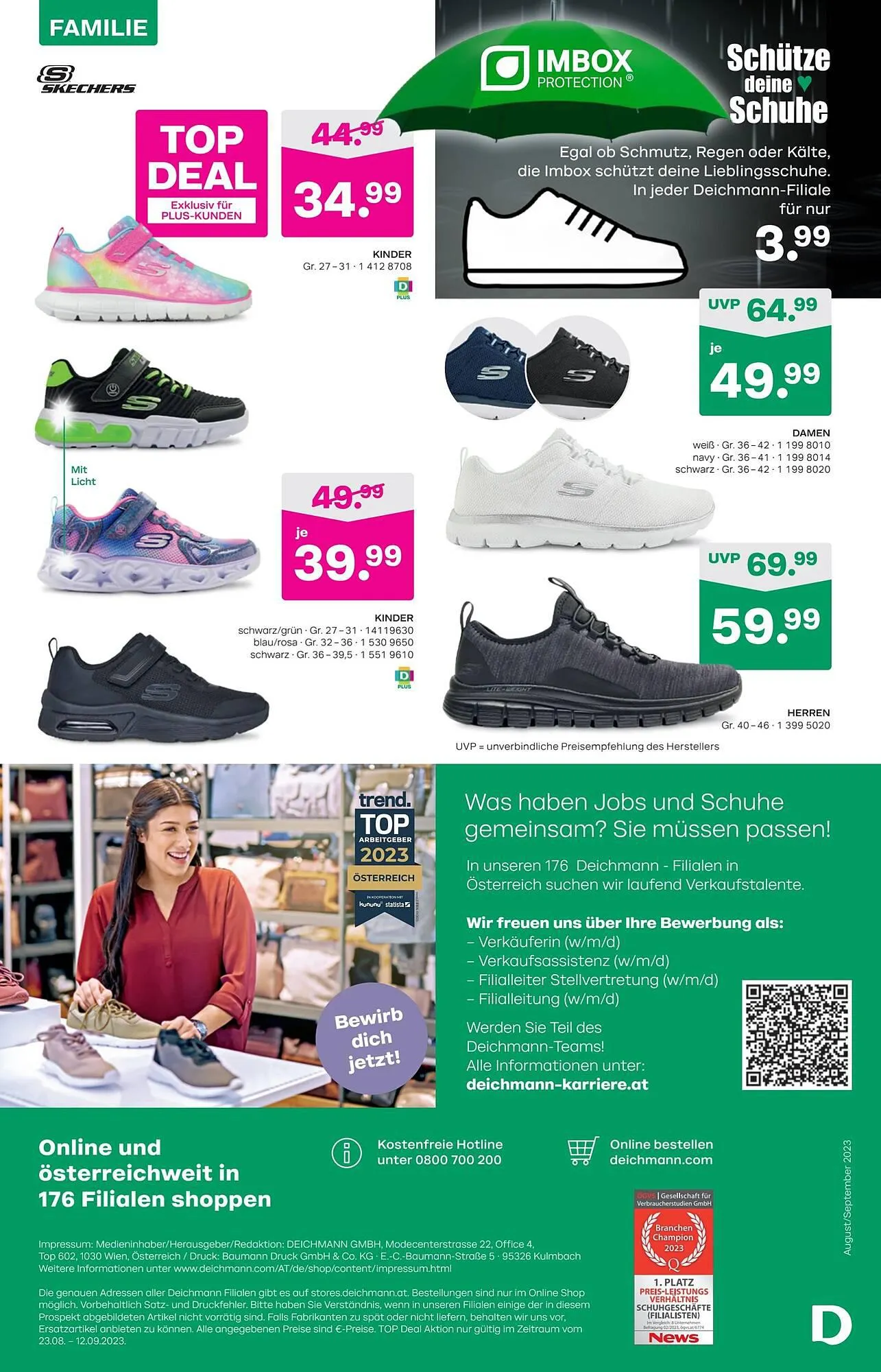 Deichmann Flugblatt von 22. August bis 5. September 2023 - Flugblätt seite  8