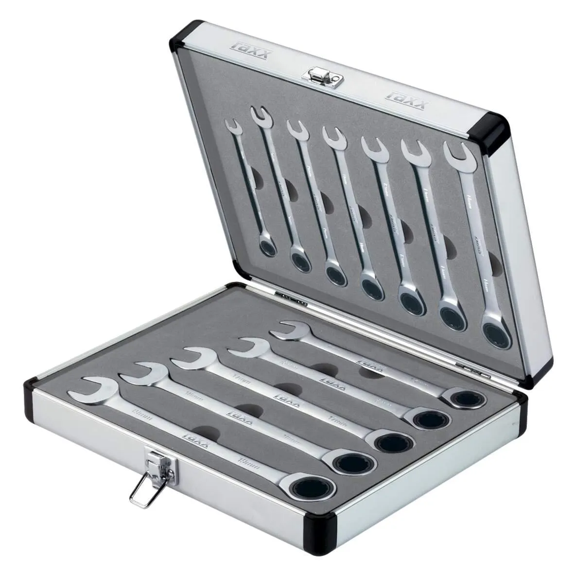 Ratschenring-Gabelschlüssel Satz 12tlg. 8-19mm