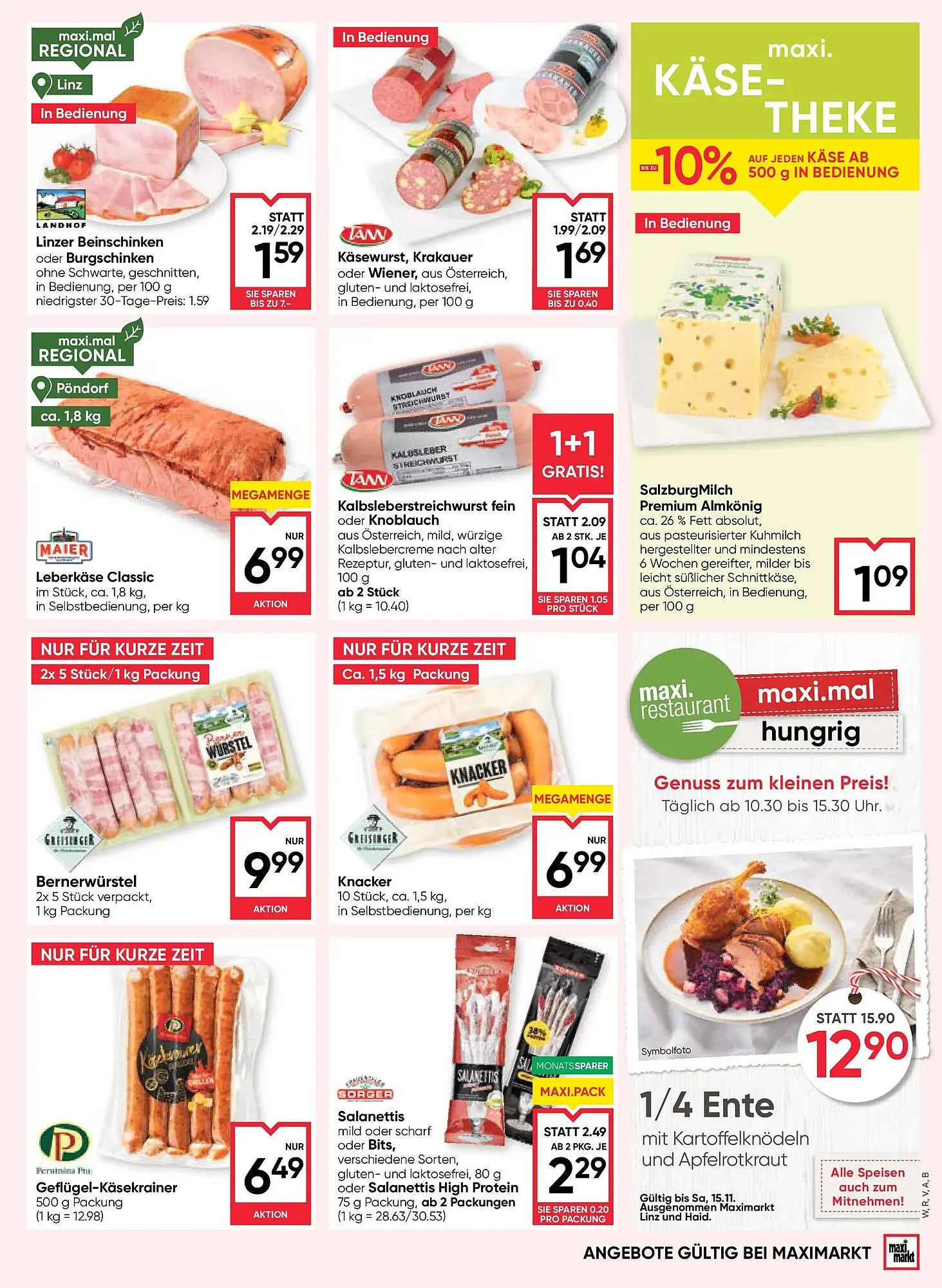 Maximarkt Flugblatt von 13. November bis 19. November 2025 - Flugblätt seite 9