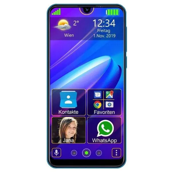 Bea-fon M6 Premium – Mobiltelefon – 13 MP 32 GB – Blau