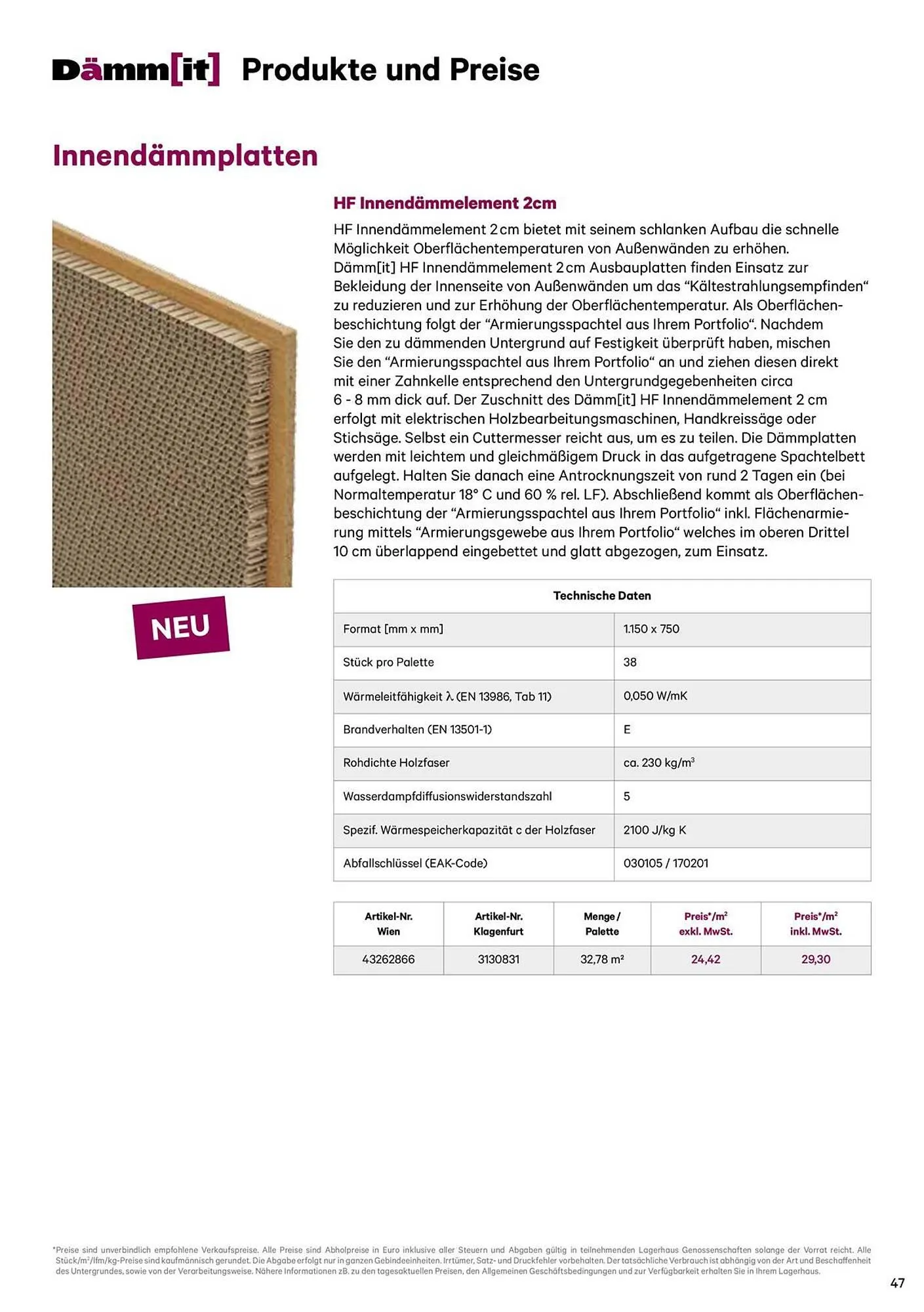 Lagerhaus Graz Land Flugblatt von 22. März bis 31. Dezember 2025 - Flugblätt seite  47