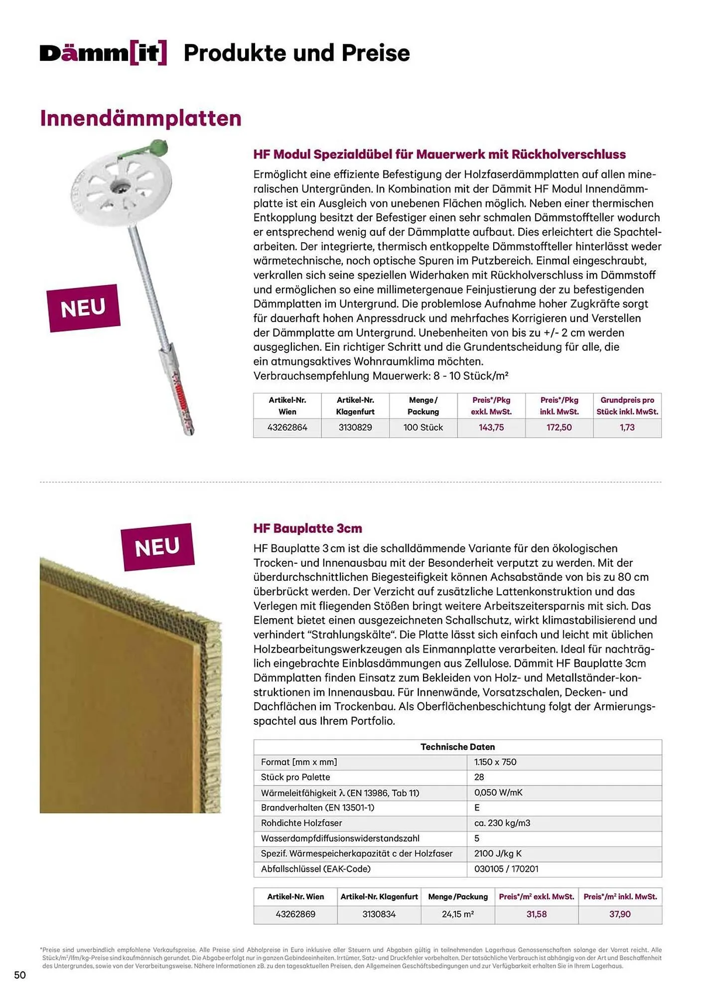 Lagerhaus Graz Land Flugblatt von 22. März bis 31. Dezember 2025 - Flugblätt seite  50