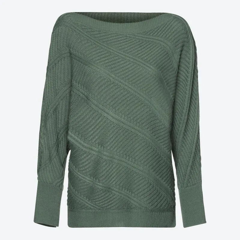Damen-Pullover mit Strickmuster