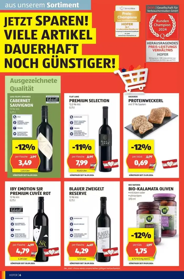 Blättern Sie online im HOFER Flugblatt von 23. Oktober bis 6. November 2024 - Flugblätt seite 8