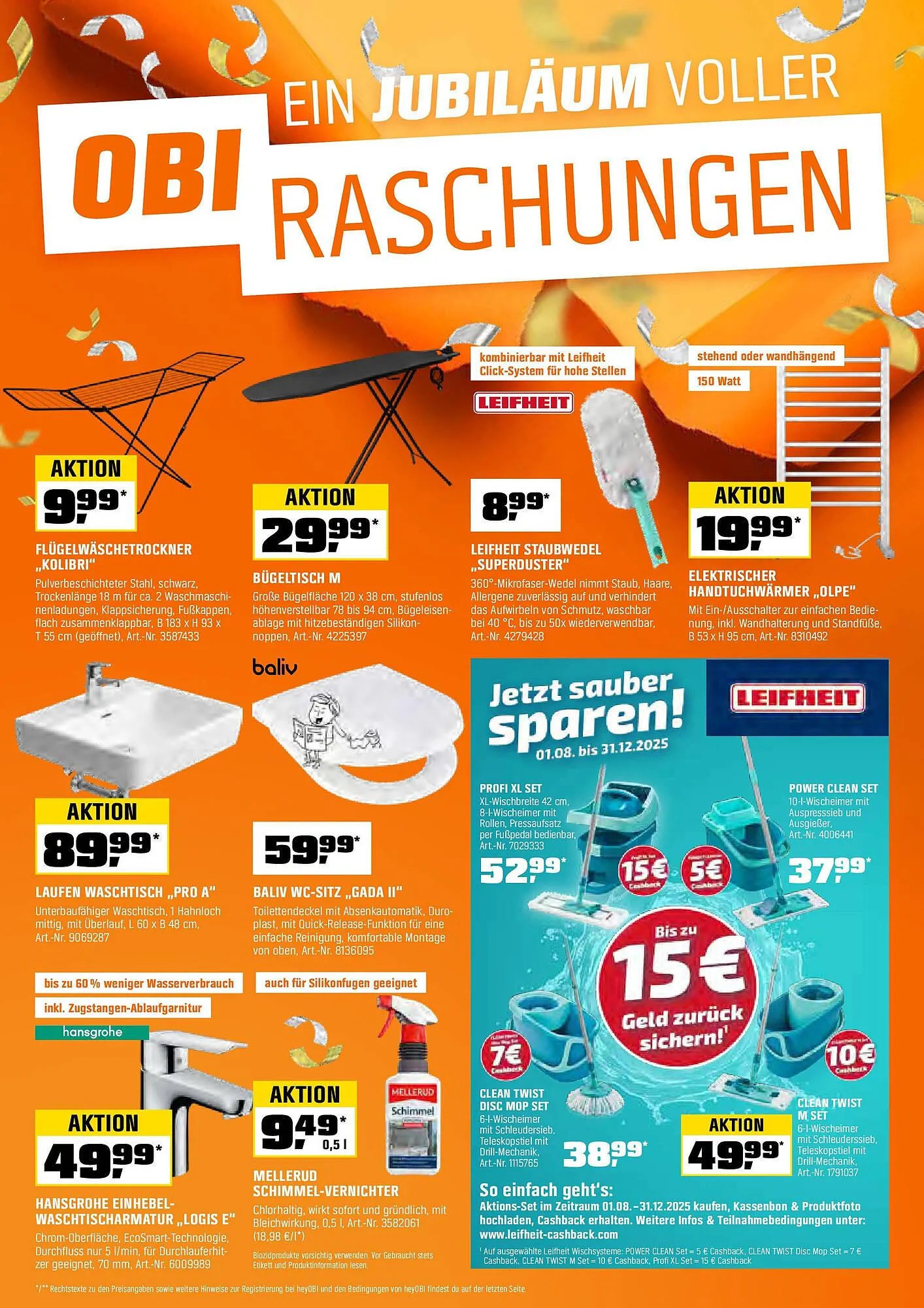 OBI Flugblatt von 16. Oktober bis 31. Oktober 2025 - Flugblätt seite  5