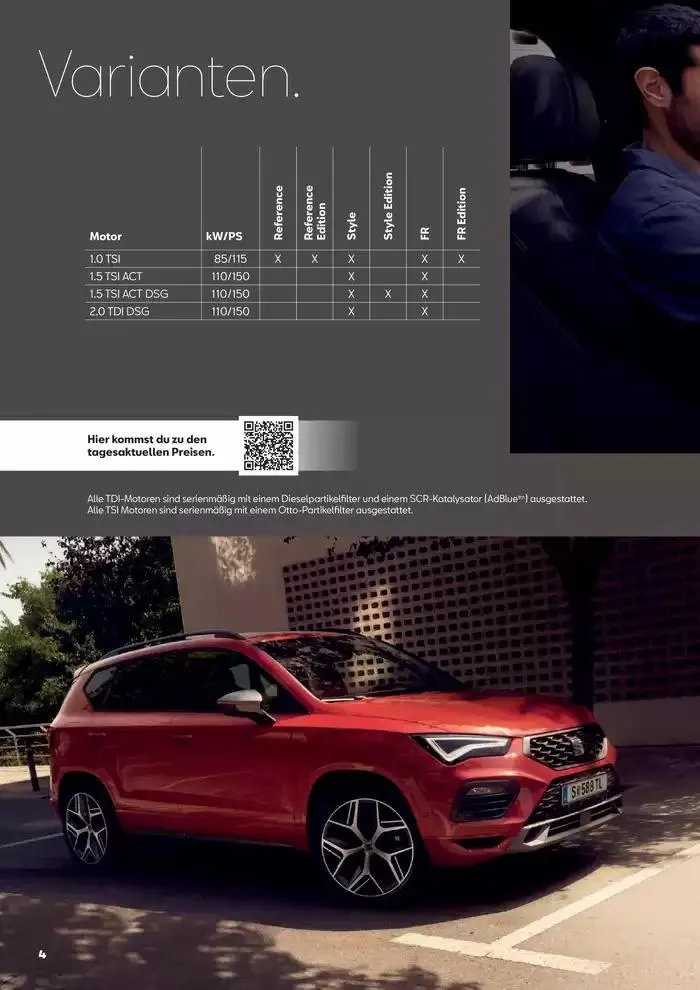 Seat Ateca von 4. Februar bis 26. Jänner 2026 - Flugblätt seite  4