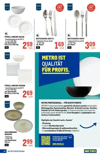 METRO Flugblatt -Profi von 19. März bis 1. April 2026 - Flugblätt seite 44