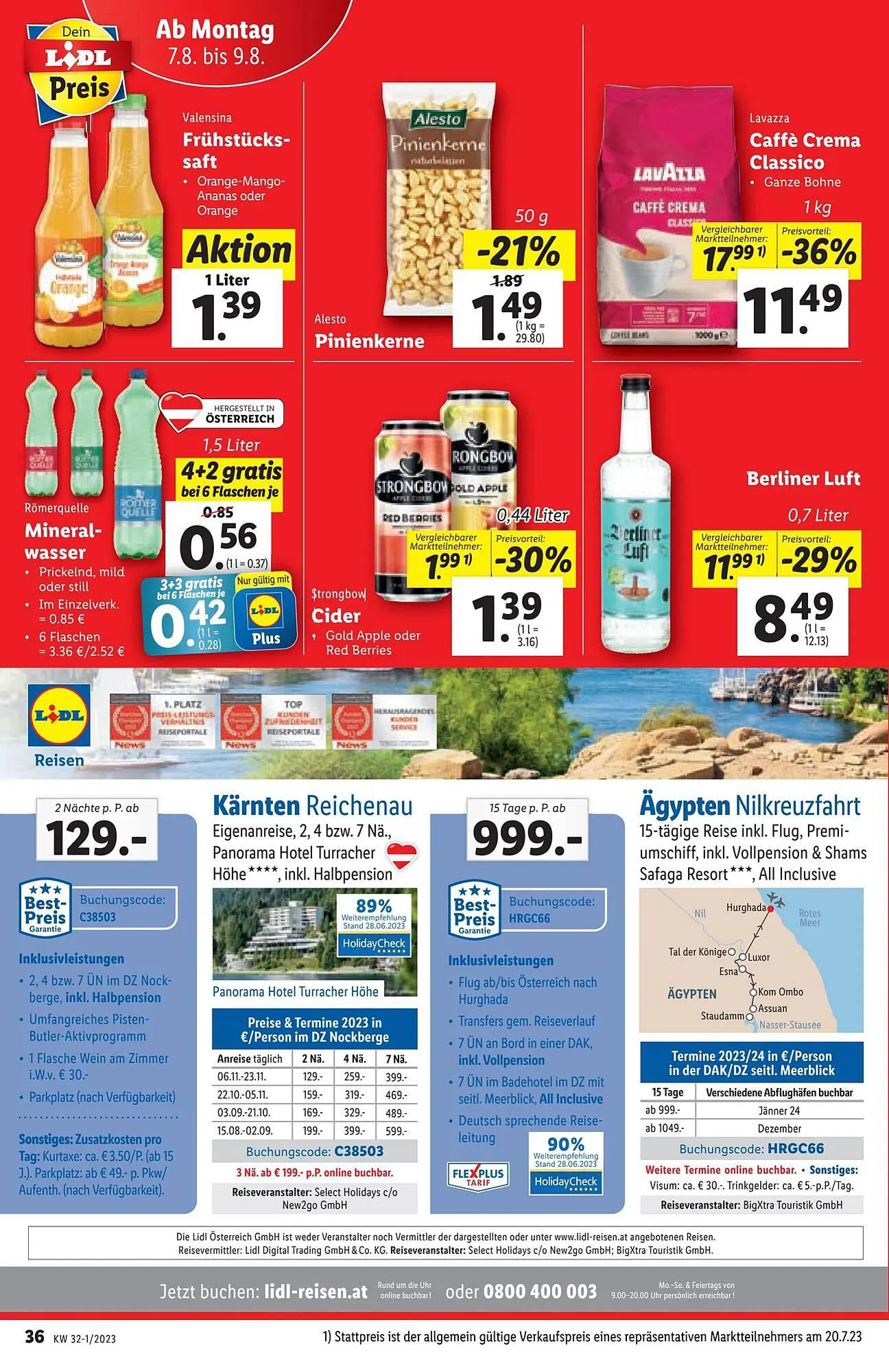 Lidl Flugblatt von 2. August bis 9. August 2023 - Flugblätt seite 36