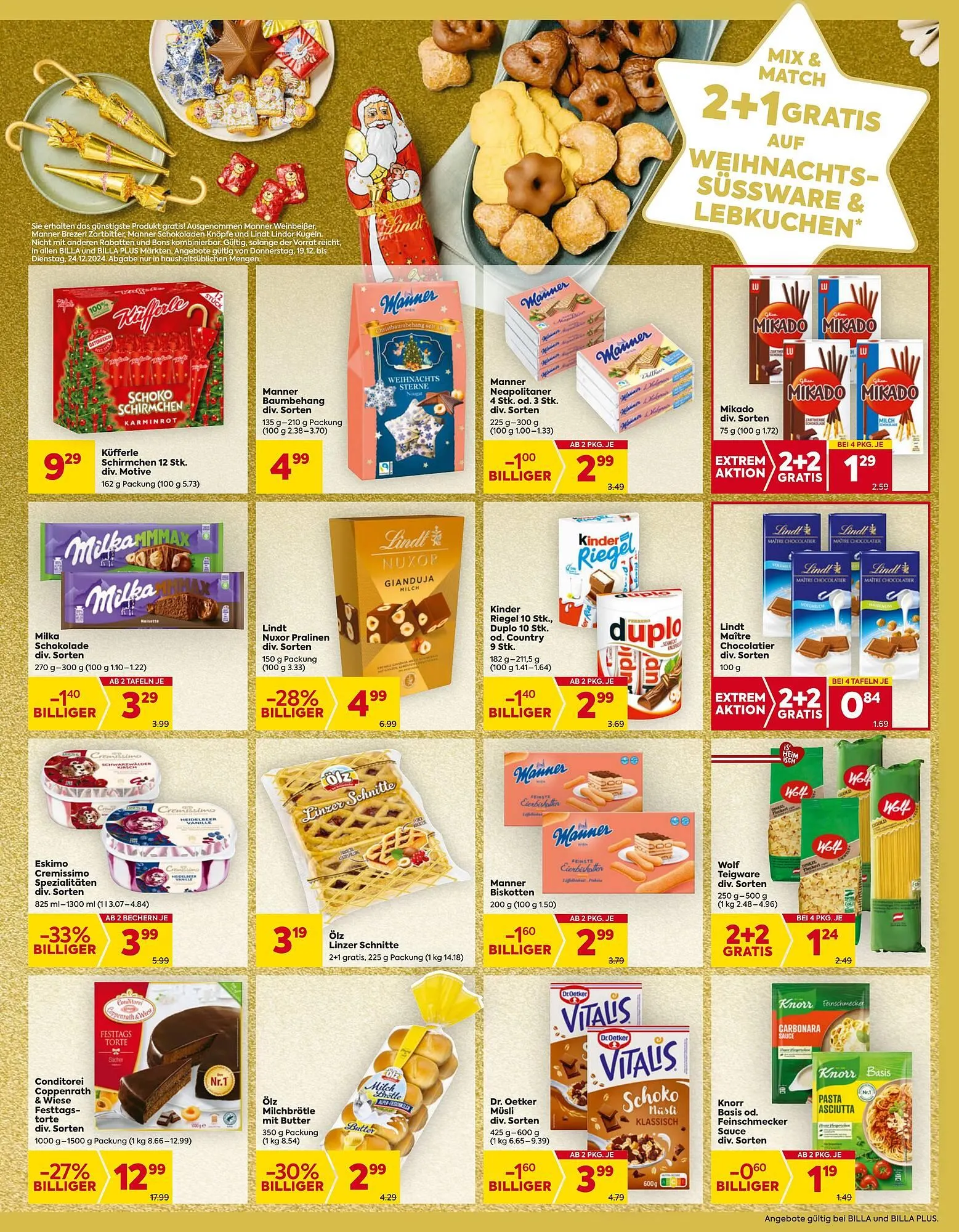 Billa Corso Flugblatt von 19. Dezember bis 24. Dezember 2024 - Flugblätt seite 9