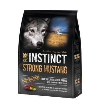 PURE INSTINCT PROTEIN CARE Strong Mustang 4kg Beutel mit Pferd und Kartoffeln