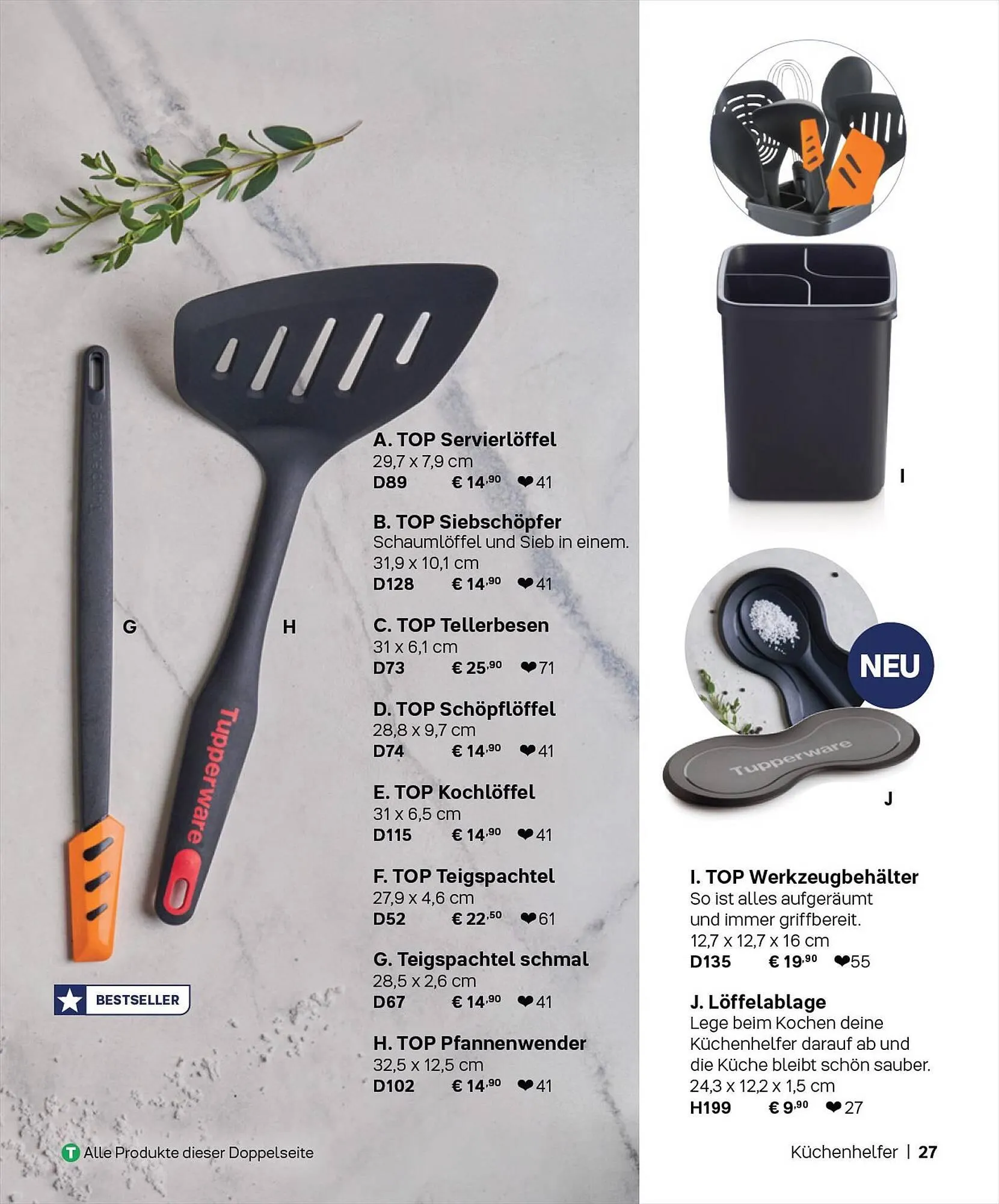 Tupperware Flugblatt von 1. September bis 29. Februar 2024 - Flugblätt seite  27