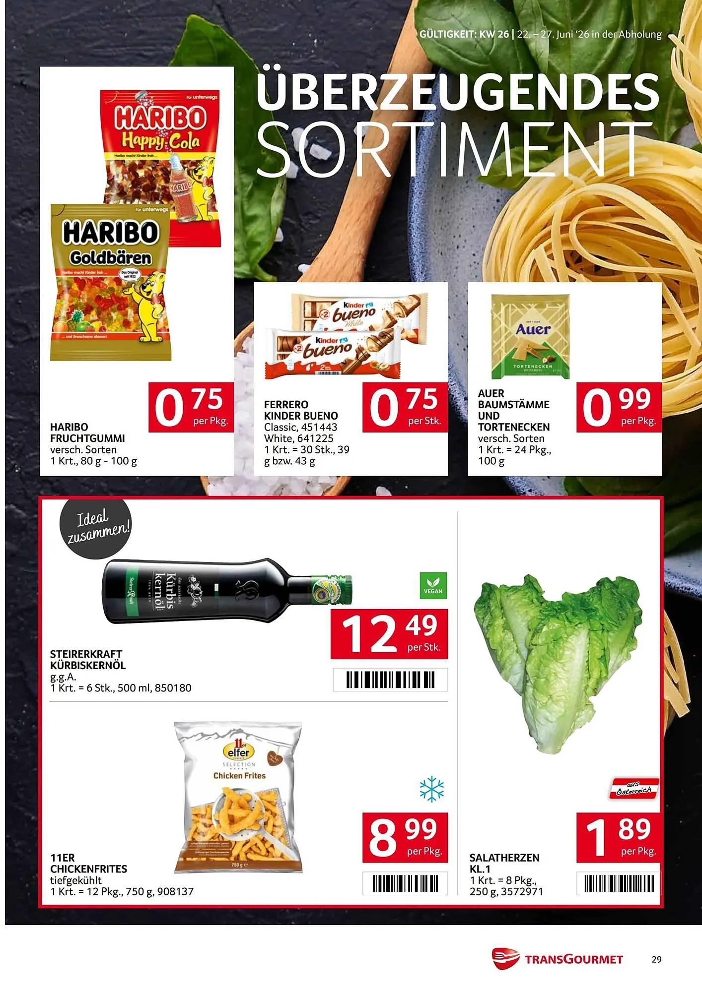 Transgourmet Flugblatt von 22. Juni bis 27. Juni 2026 - Flugblätt seite  28