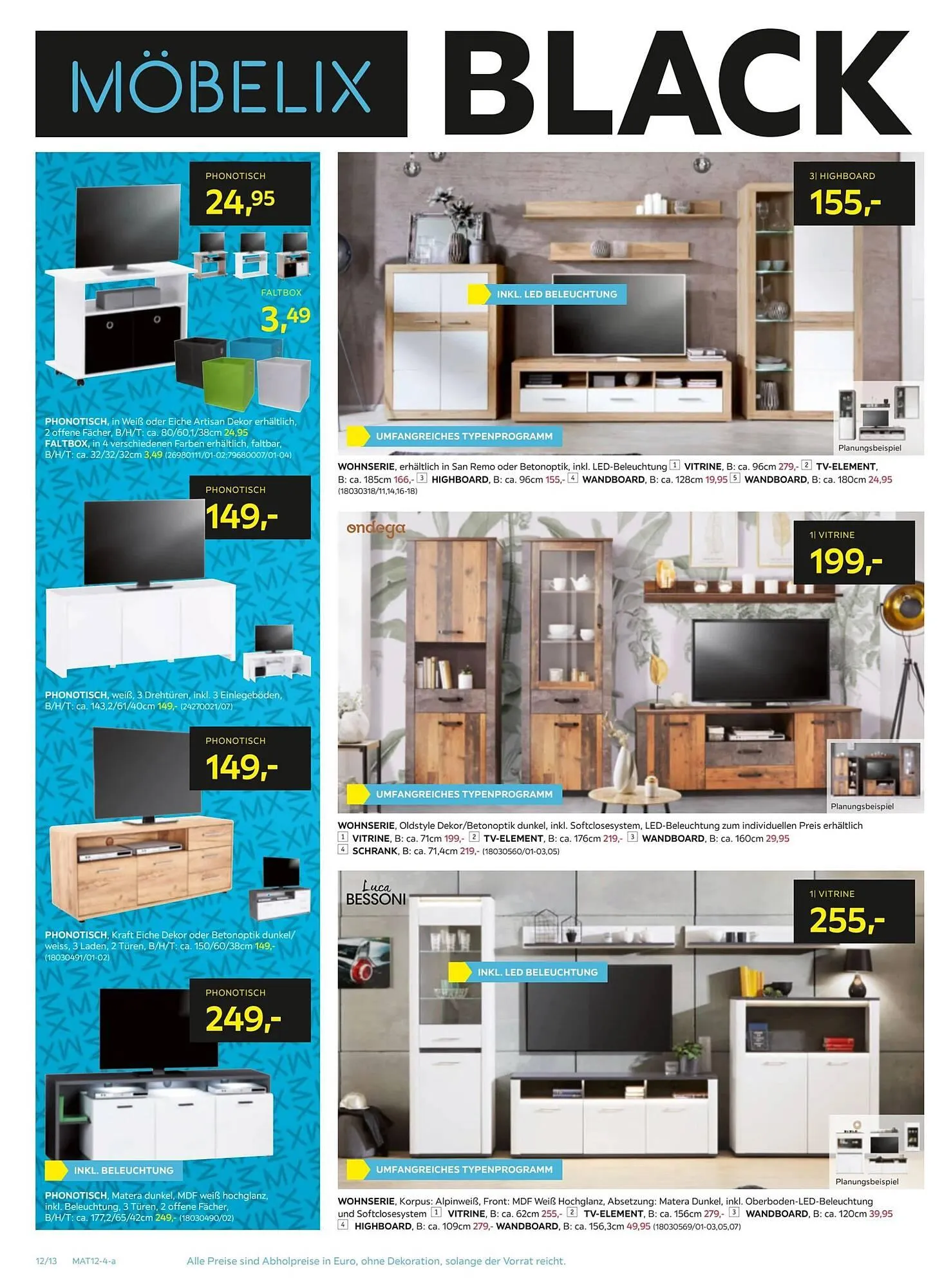 Möbelix Flugblatt von 25. November bis 4. Dezember 2024 - Flugblätt seite 12