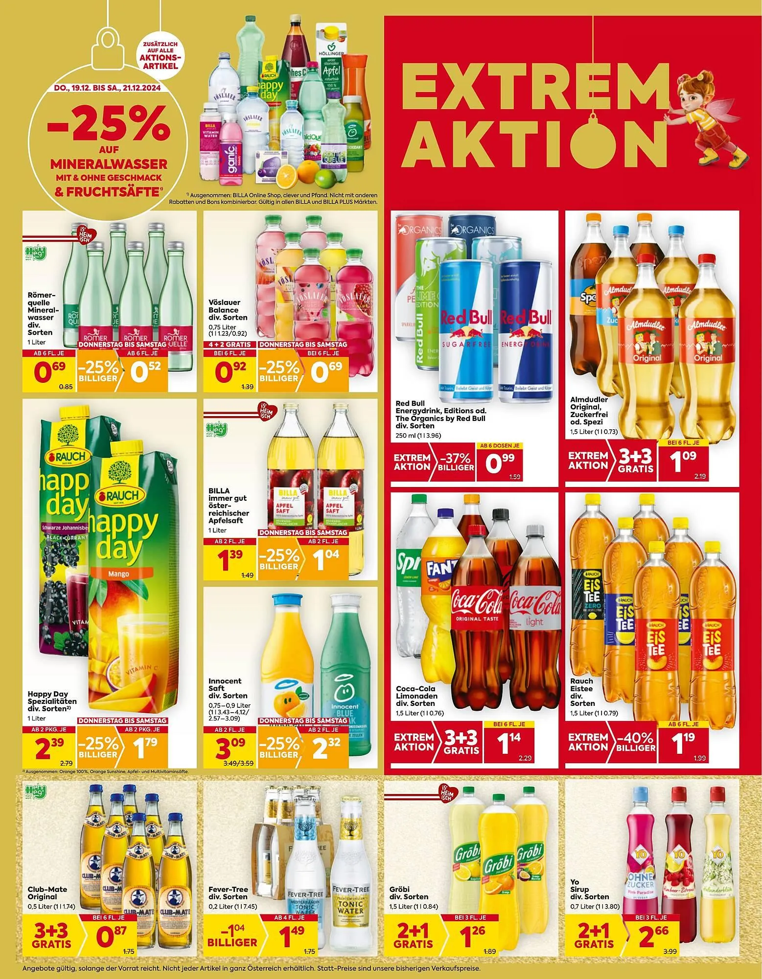 Billa Corso Flugblatt von 19. Dezember bis 24. Dezember 2024 - Flugblätt seite  2