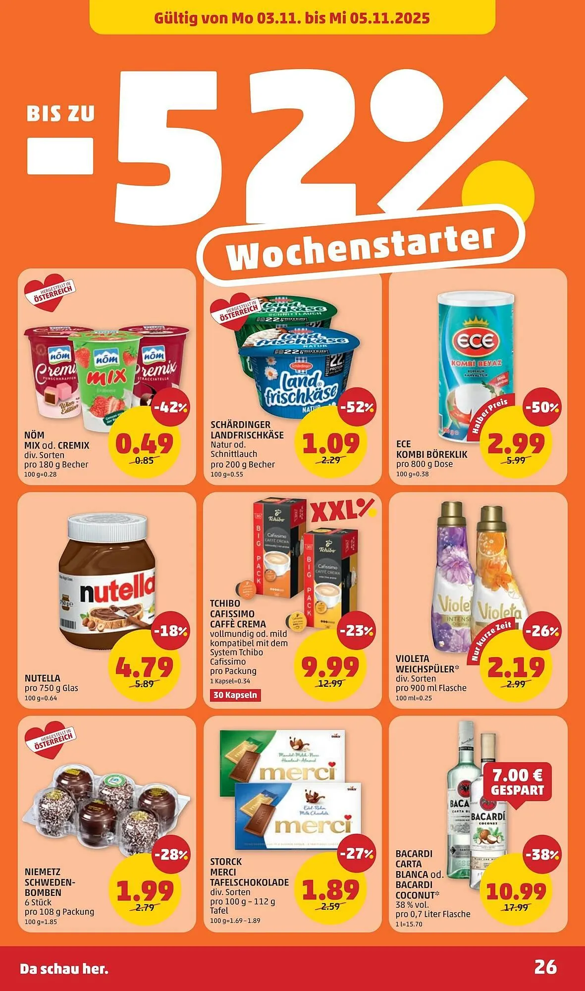 PENNY Flugblatt von 30. Oktober bis 5. November 2025 - Flugblätt seite 26