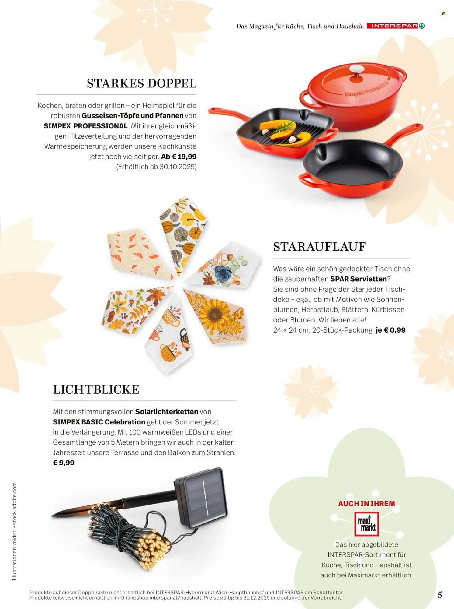 Interspar Flugblatt von 29. September bis 31. Dezember 2025 - Flugblätt seite  5