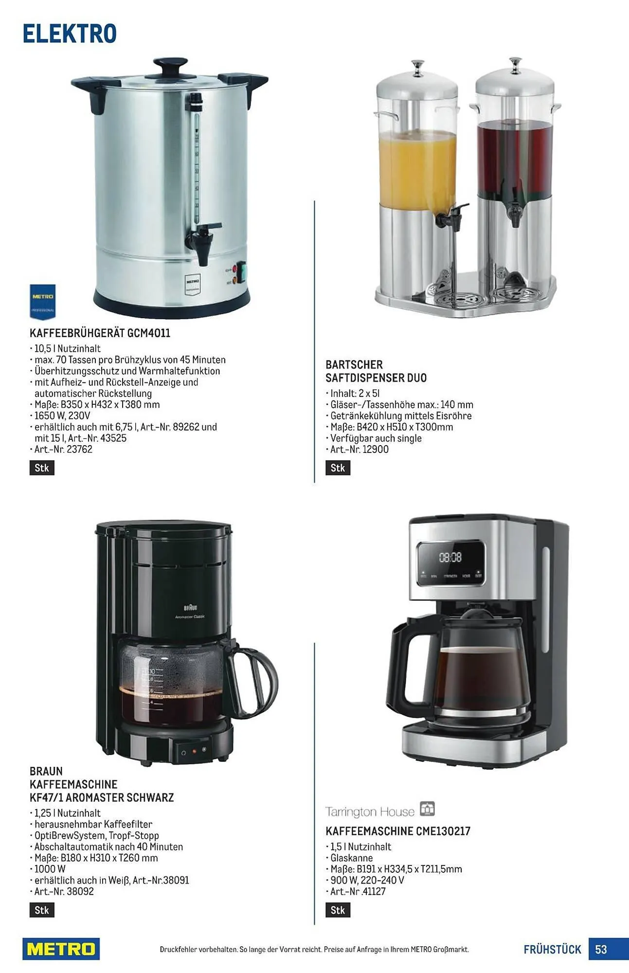 Metro Flugblatt von 18. März bis 1. April 2026 - Flugblätt seite  53