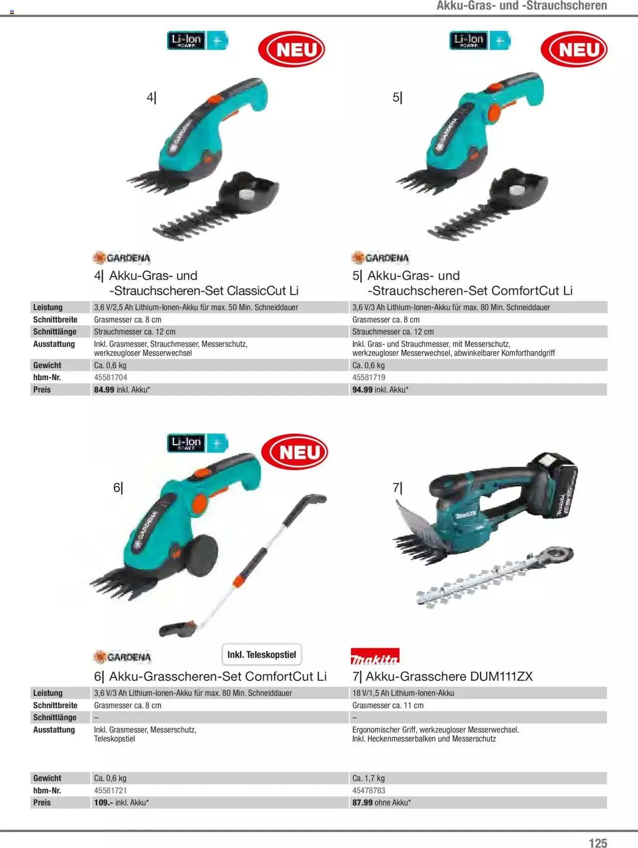 Hagebau Gartenjahr 2023 von 7. März bis 31. Dezember 2023 - Flugblätt seite  125