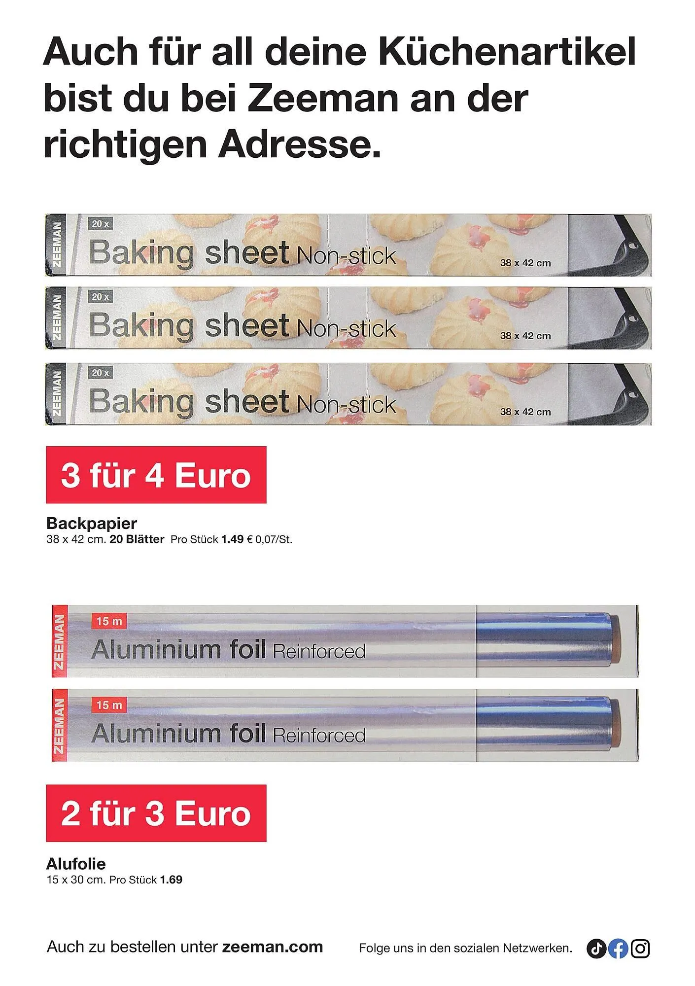 Zeeman Prospekt von 13. Dezember bis 26. Dezember 2025 - Flugblätt seite 18