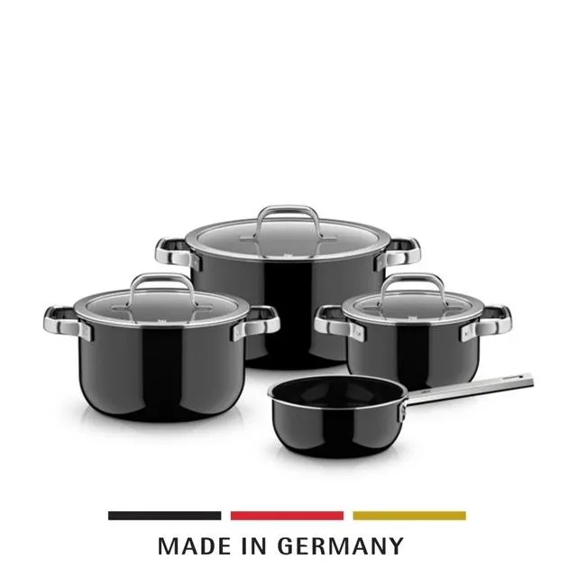 Fusiontec Mineral Pro, Topf-Set, 4-teilig, Black