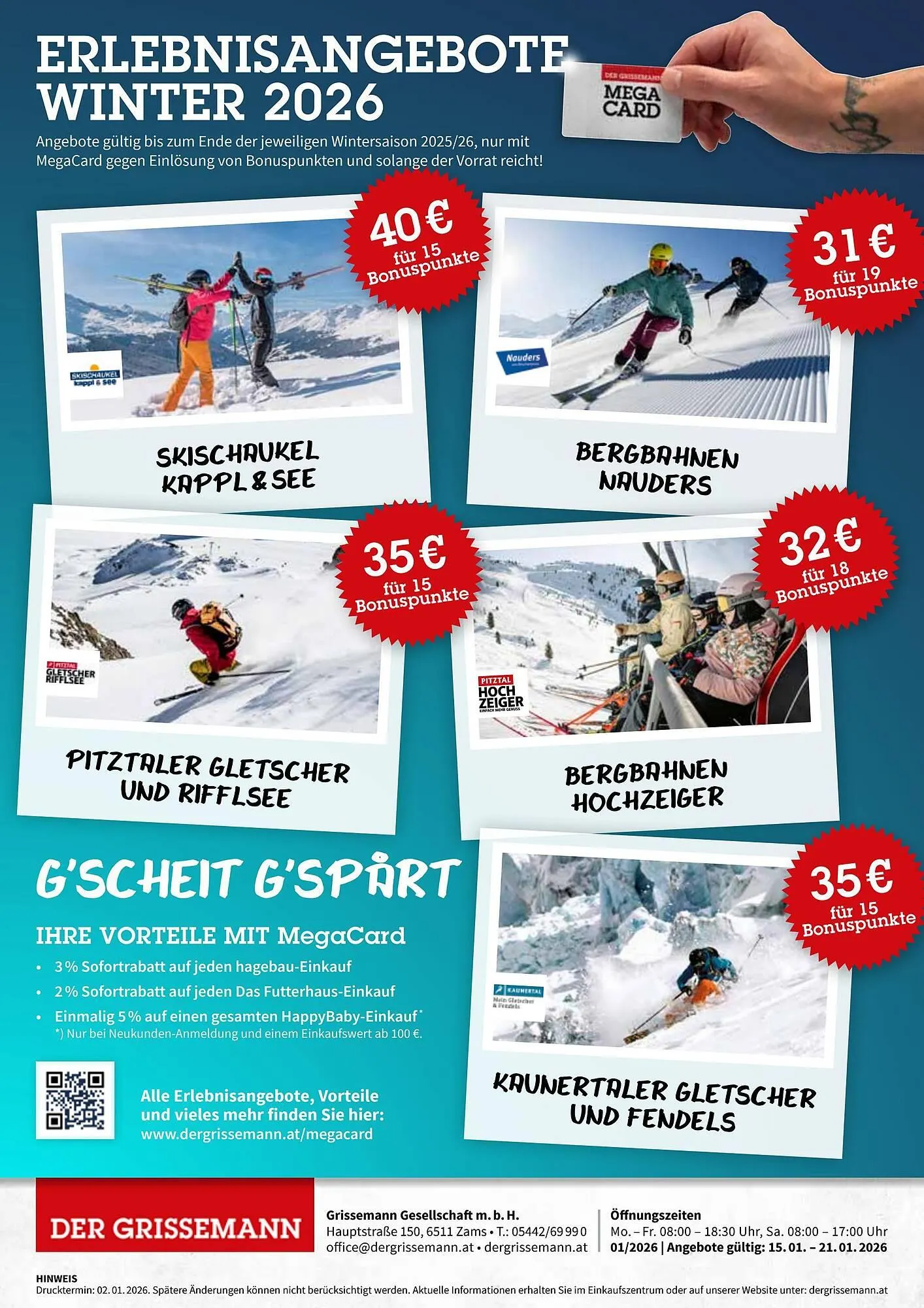 Der Grissemann Flugblatt von 15. Jänner bis 21. Jänner 2026 - Flugblätt seite  12