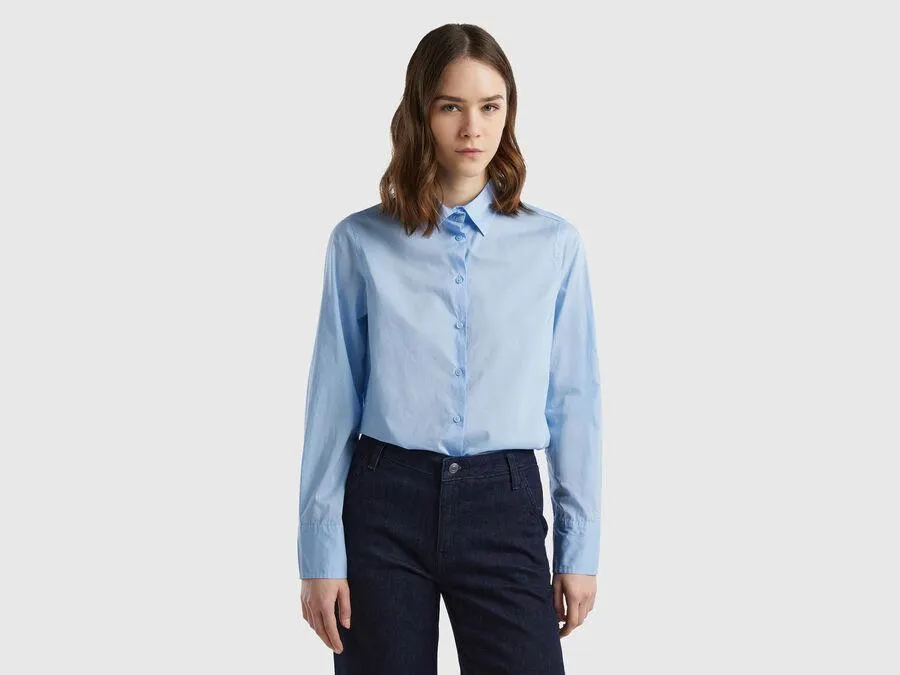 Hemd regular fit aus leichter Baumwolle