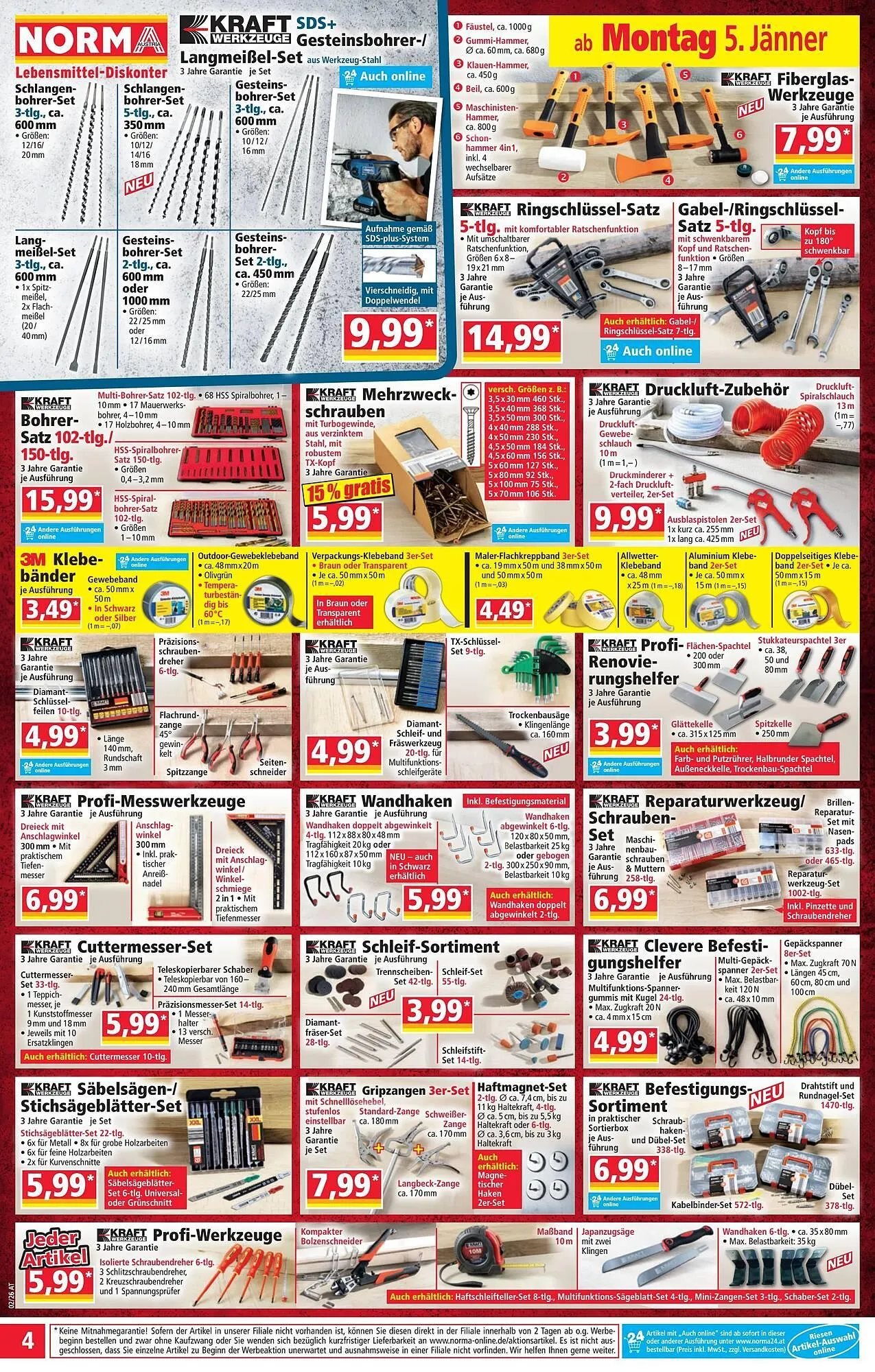 Norma Prospekt von 5. Jänner bis 11. Jänner 2026 - Flugblätt seite  4