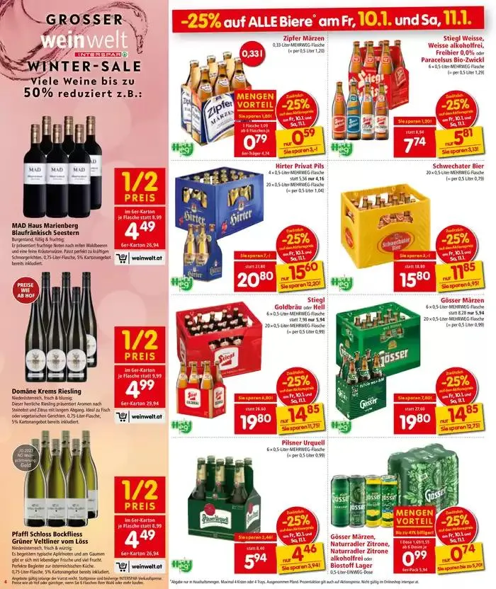 Top-Deals für alle Kunden von 7. Jänner bis 14. Jänner 2025 - Flugblätt seite 4