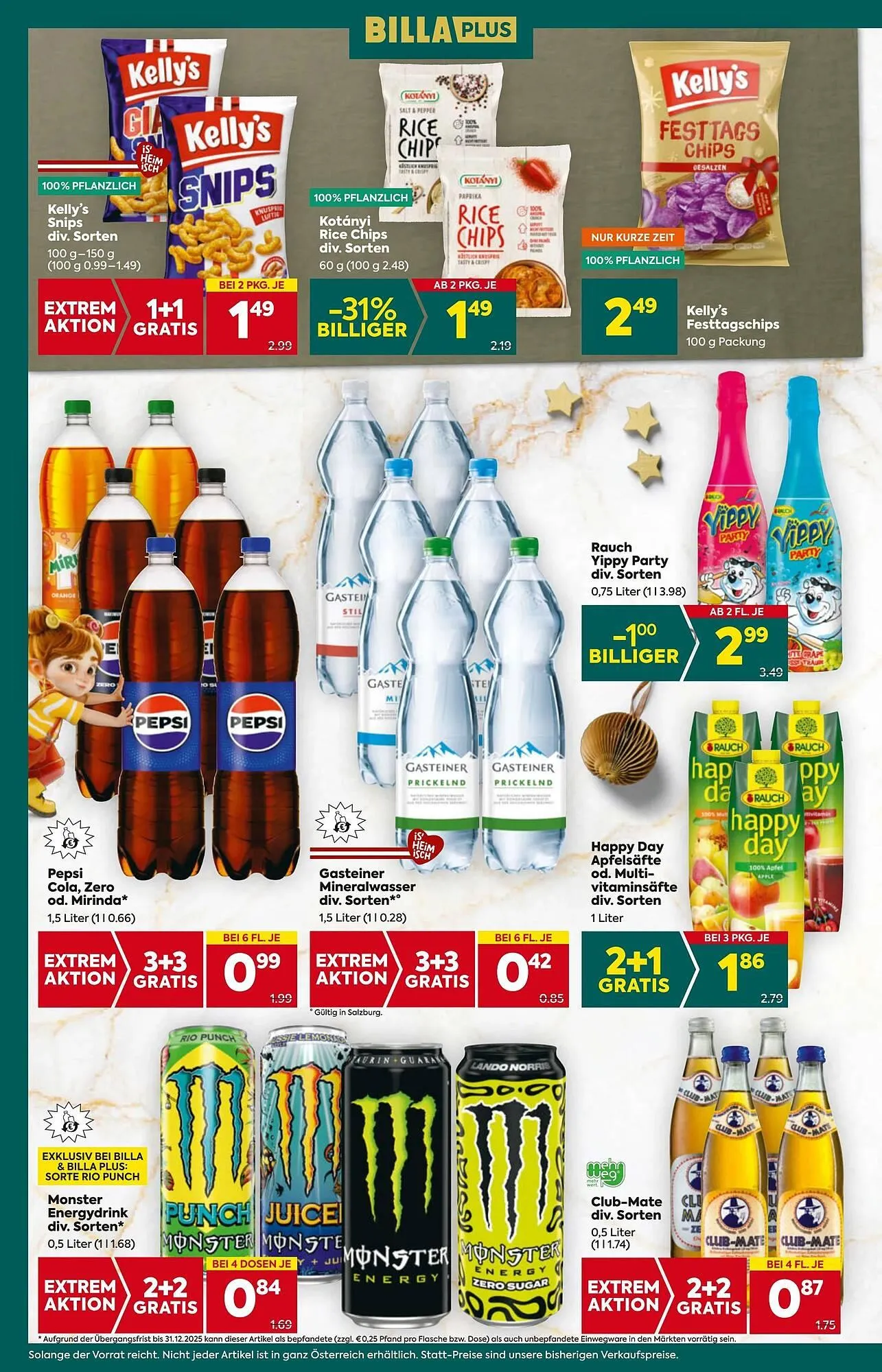 Billa Corso Flugblatt von 4. Dezember bis 10. Dezember 2025 - Flugblätt seite  18