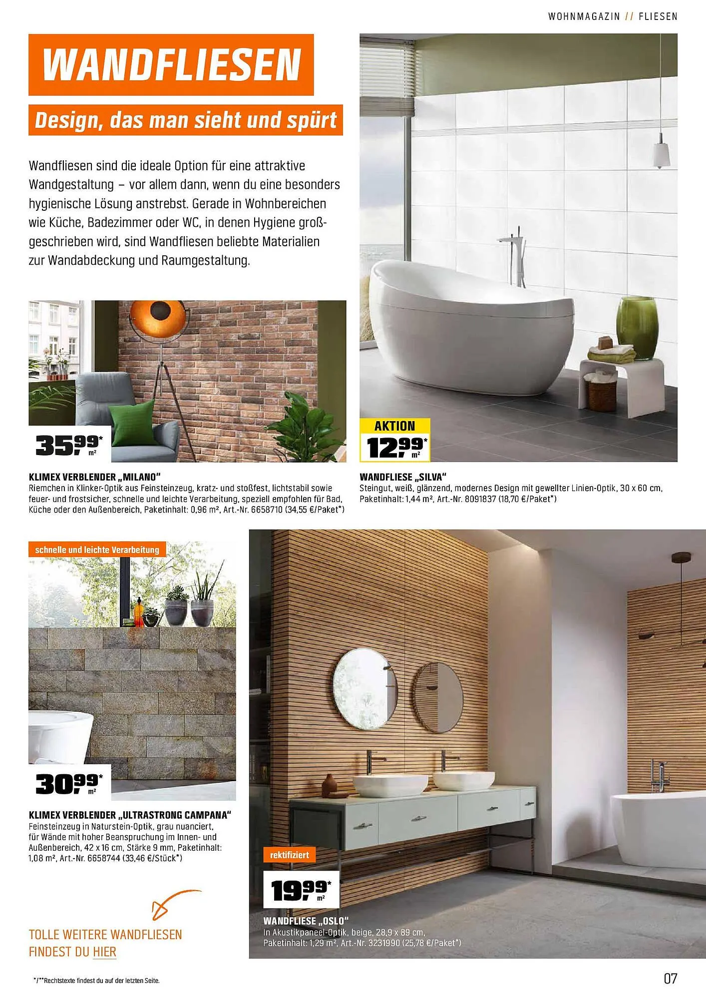 OBI Flugblatt von 16. Oktober bis 30. November 2025 - Flugblätt seite 7