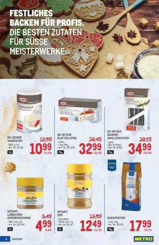 METRO Flugblatt Specials von 15. Oktober bis 25. November 2026 - Flugblätt seite  4
