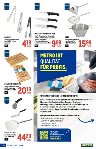 METRO Flugblatt Food - Metro Profi von 3. September bis 16. September 2026 - Flugblätt seite  42
