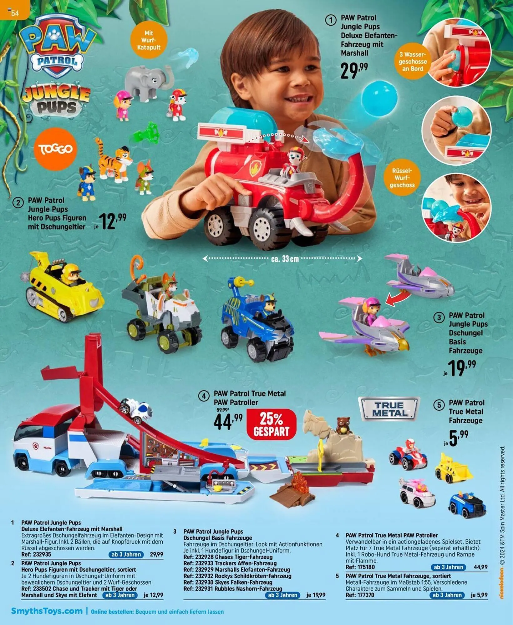 Smyths Toys Flugblatt von 25. September bis 13. Dezember 2024 - Flugblätt seite 54