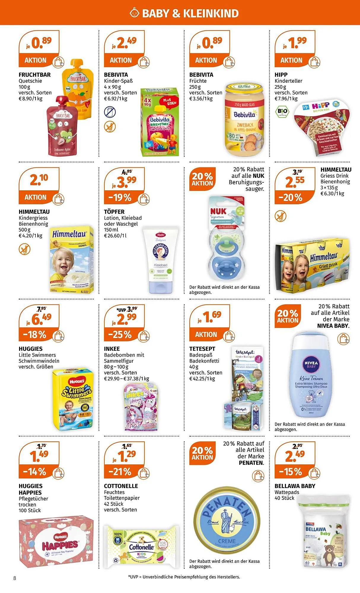 Müller Flugblatt von 3. September bis 9. September 2023 - Flugblätt seite 8