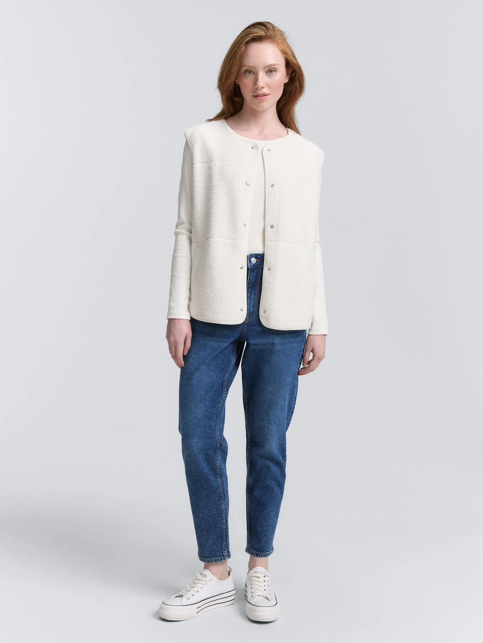 TTLINLEY MOM High Waist Ankle Jeans