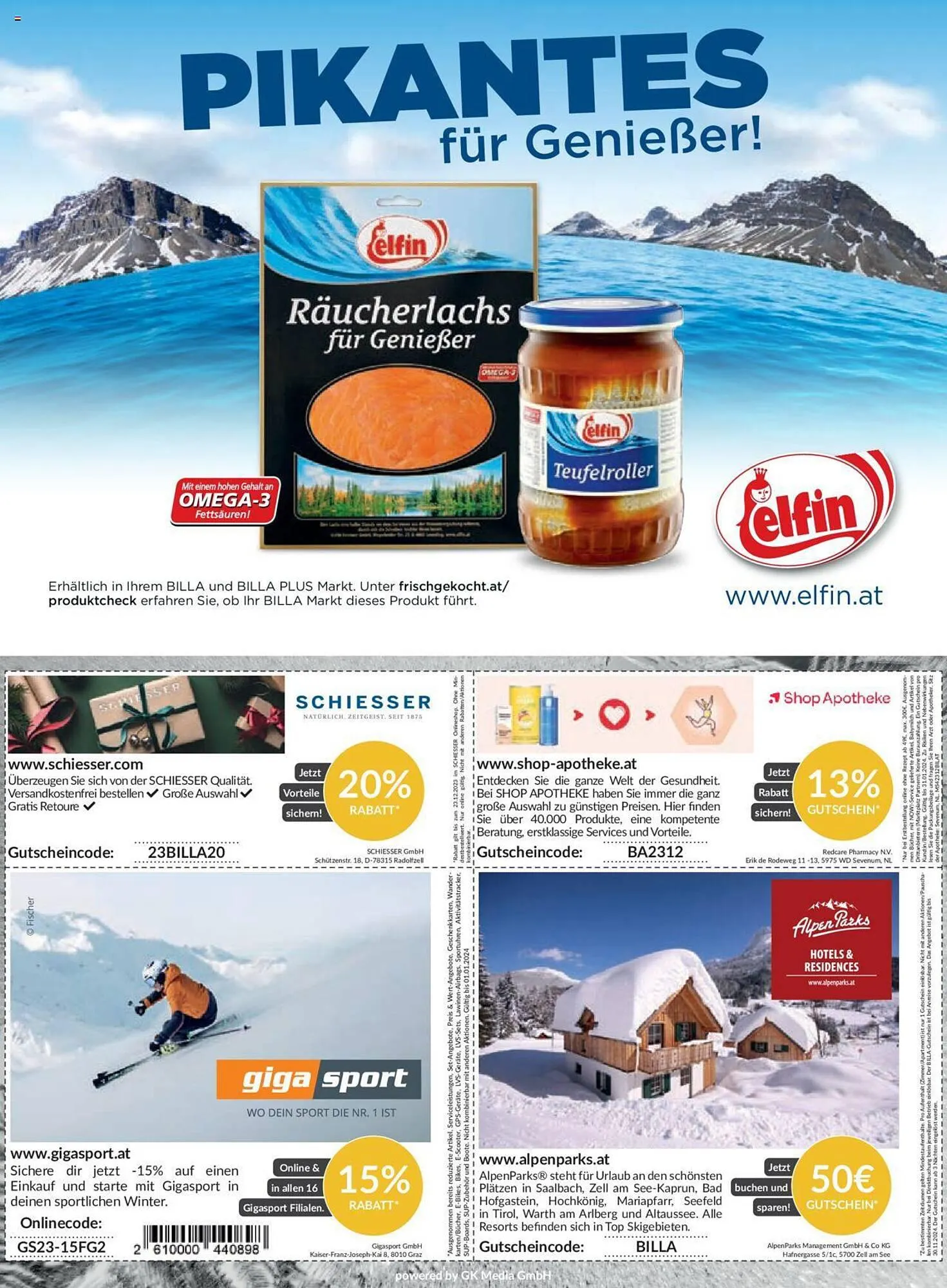 Billa Flugblatt von 1. Dezember bis 31. Dezember 2023 - Flugblätt seite  170