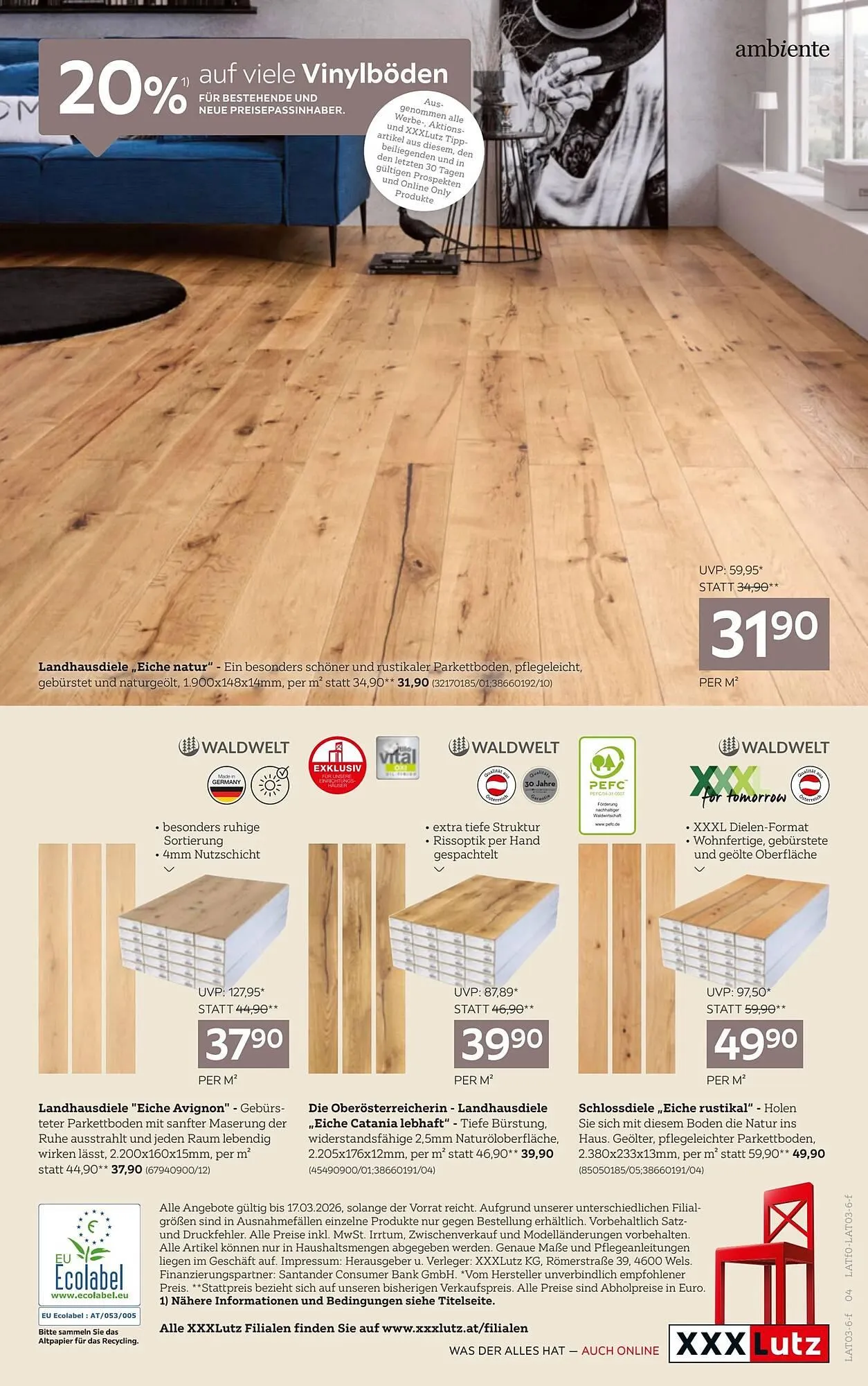 XXXLutz Prospekt von 3. März bis 18. März 2026 - Flugblätt seite  4