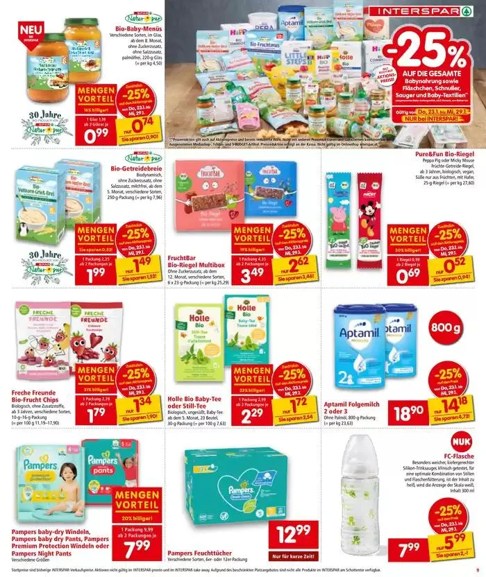 Aktuelle Sonderaktionen von 28. Jänner bis 11. Februar 2025 - Flugblätt seite  9