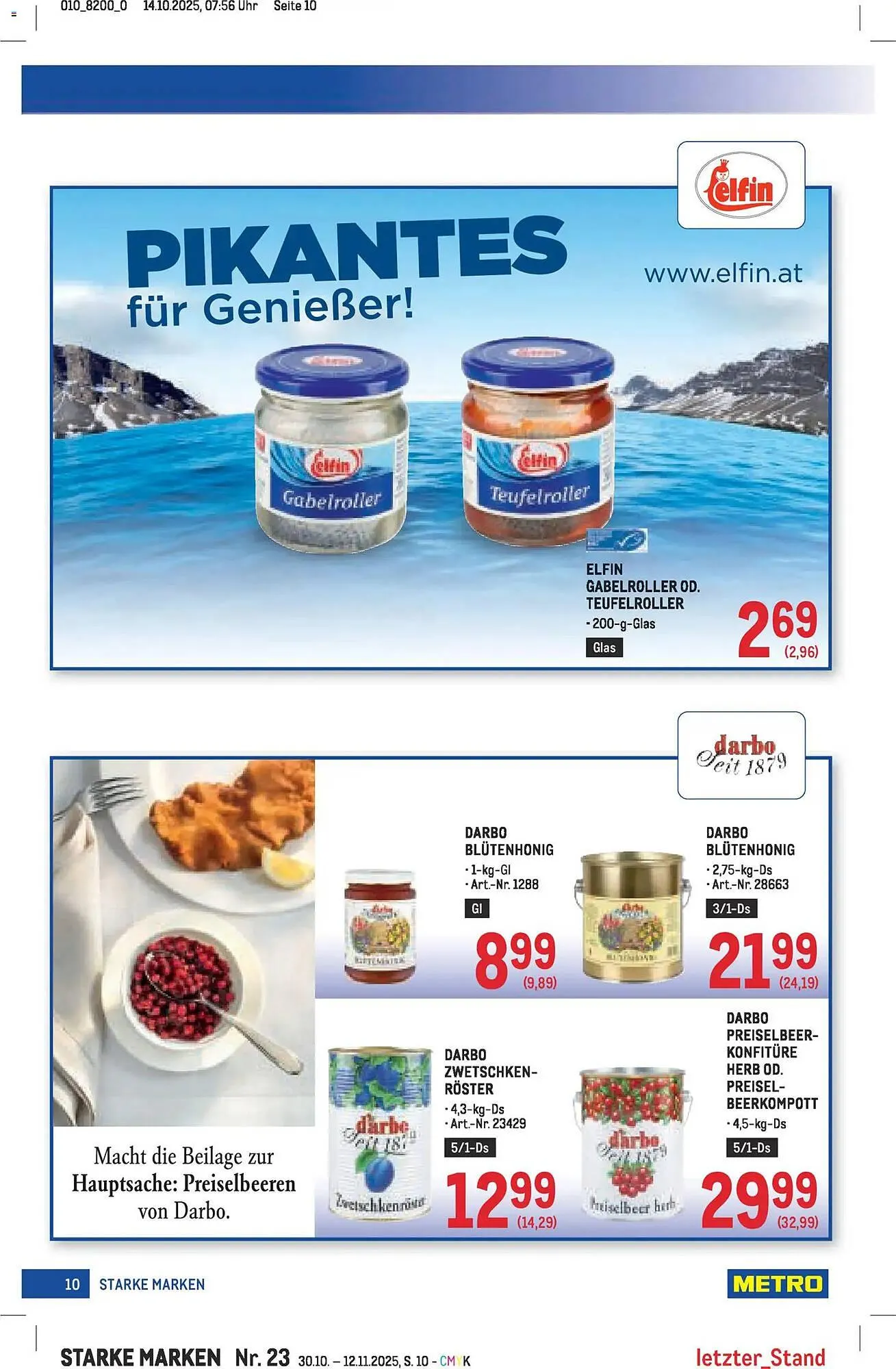 Metro Flugblatt von 30. Oktober bis 12. November 2025 - Flugblätt seite  10