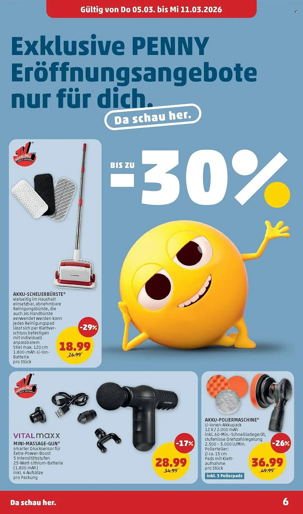PENNY Flugblatt von 5. März bis 11. März 2026 - Flugblätt seite  6