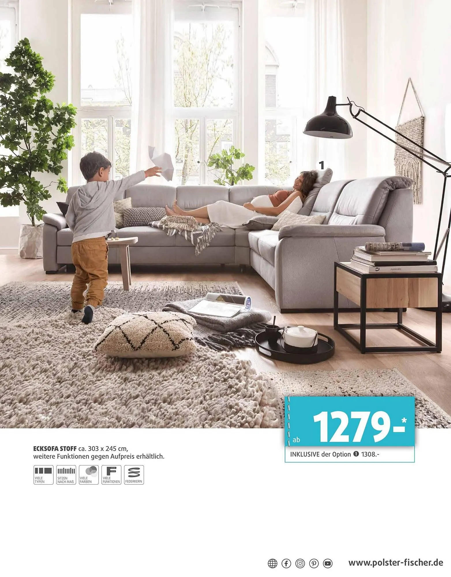 Polstermöbel Fischer Flugblatt von 15. Februar bis 17. März 2024 - Flugblätt seite  21