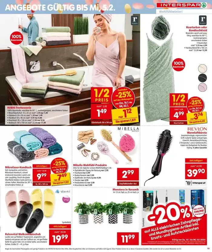 Aktuelle Deals und Angebote von 23. Jänner bis 6. Februar 2025 - Flugblätt seite 19