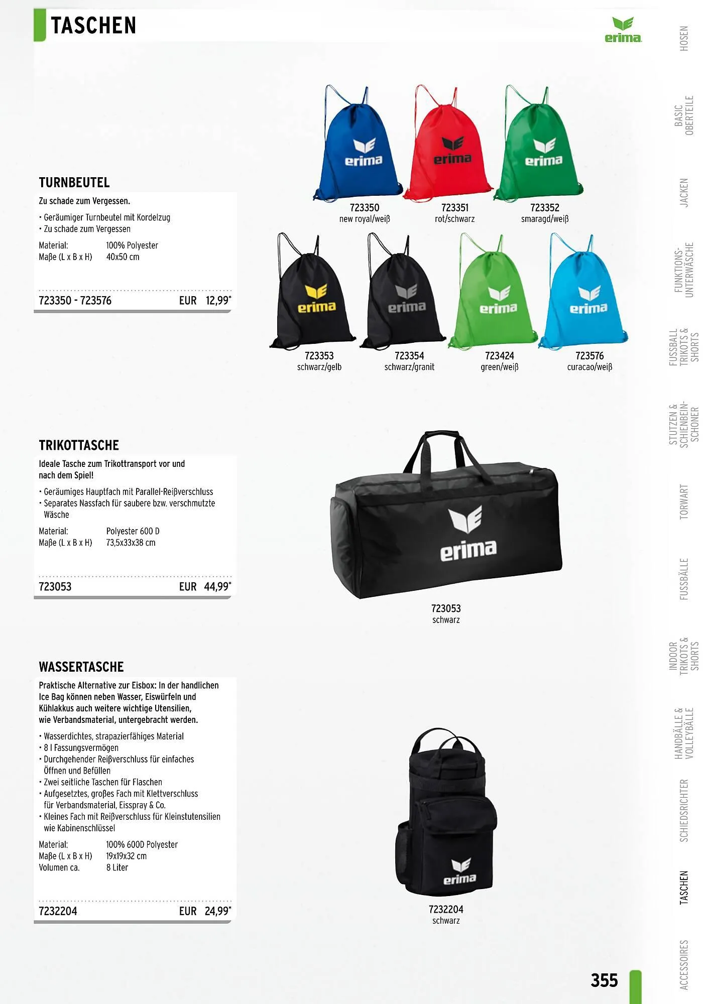ERIMA Flugblatt von 2. Jänner bis 31. Dezember 2024 - Flugblätt seite  355