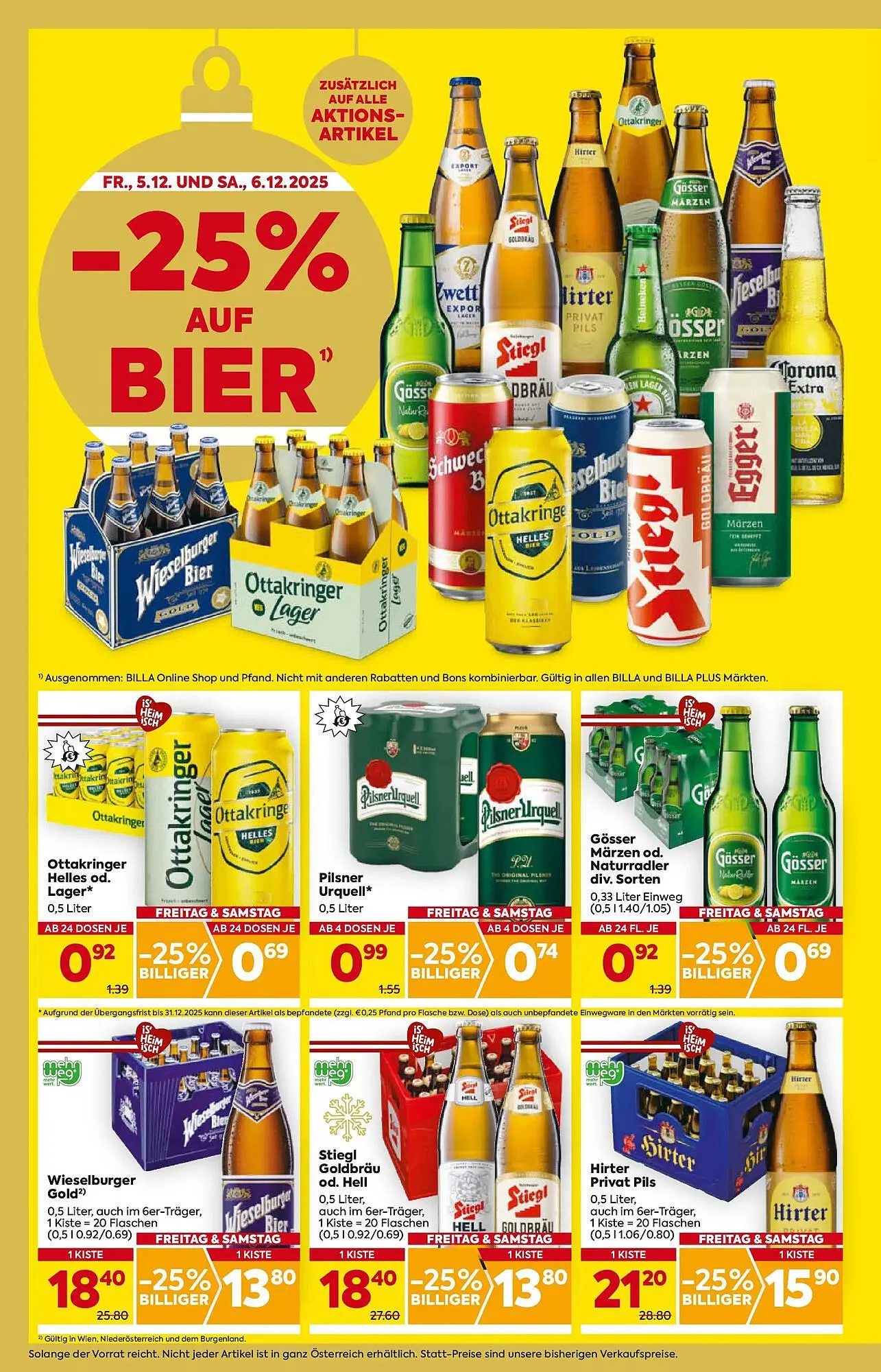 Billa Flugblatt von 4. Dezember bis 10. Dezember 2025 - Flugblätt seite  2