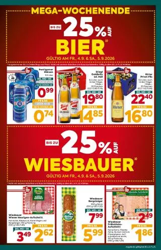 BILLA PLUS Flugblatt von 3. September bis 9. September 2026 - Flugblätt seite  3