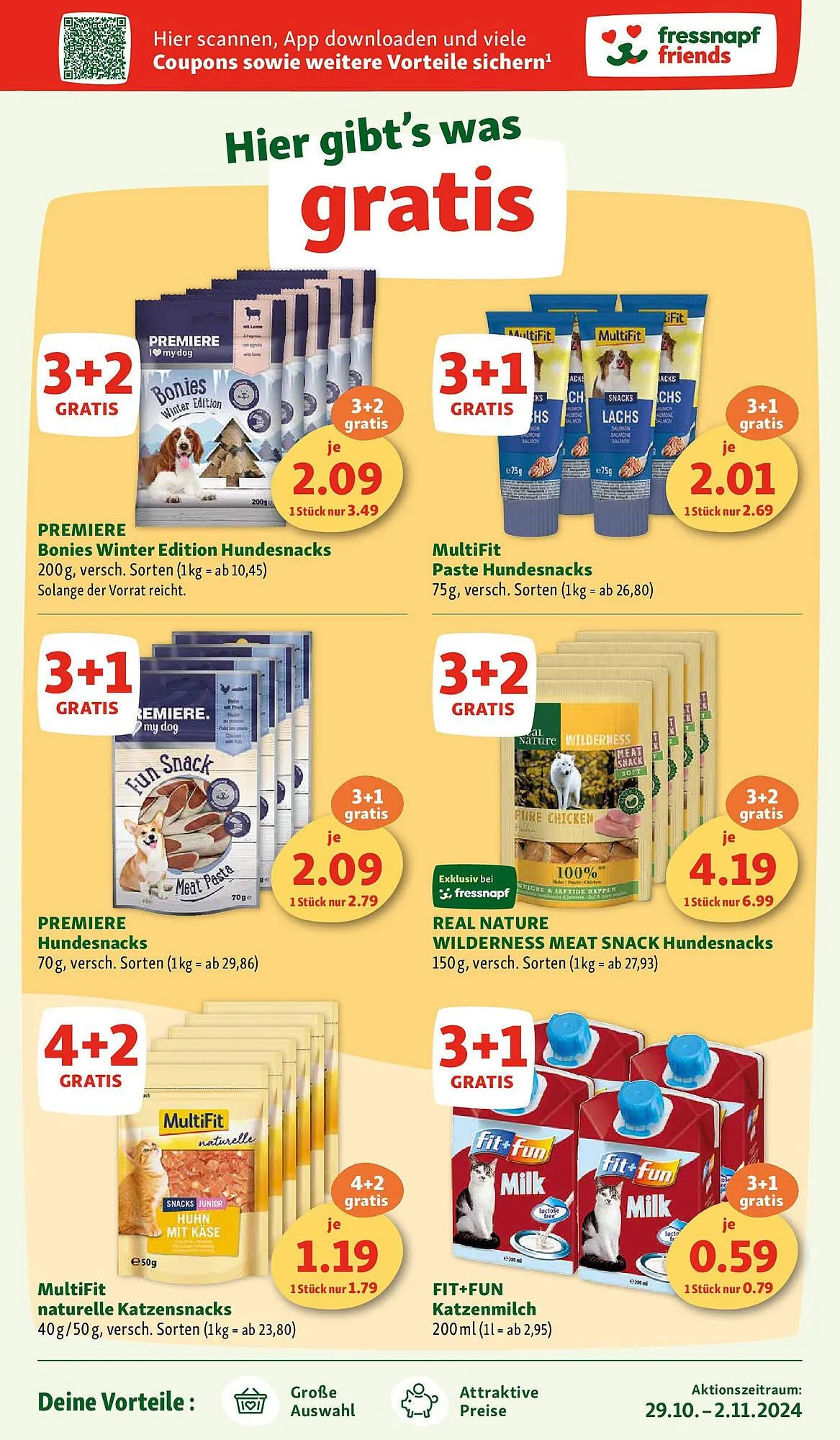Fressnapf Flugblatt von 29. Oktober bis 2. November 2024 - Flugblätt seite 5