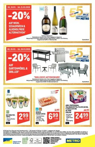 METRO Flugblatt -Profi von 19. März bis 1. April 2026 - Flugblätt seite  64