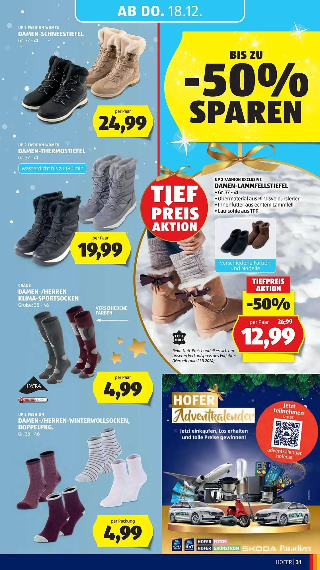 Hofer Flugblatt von 12. Dezember bis 18. Dezember 2025 - Flugblätt seite 43