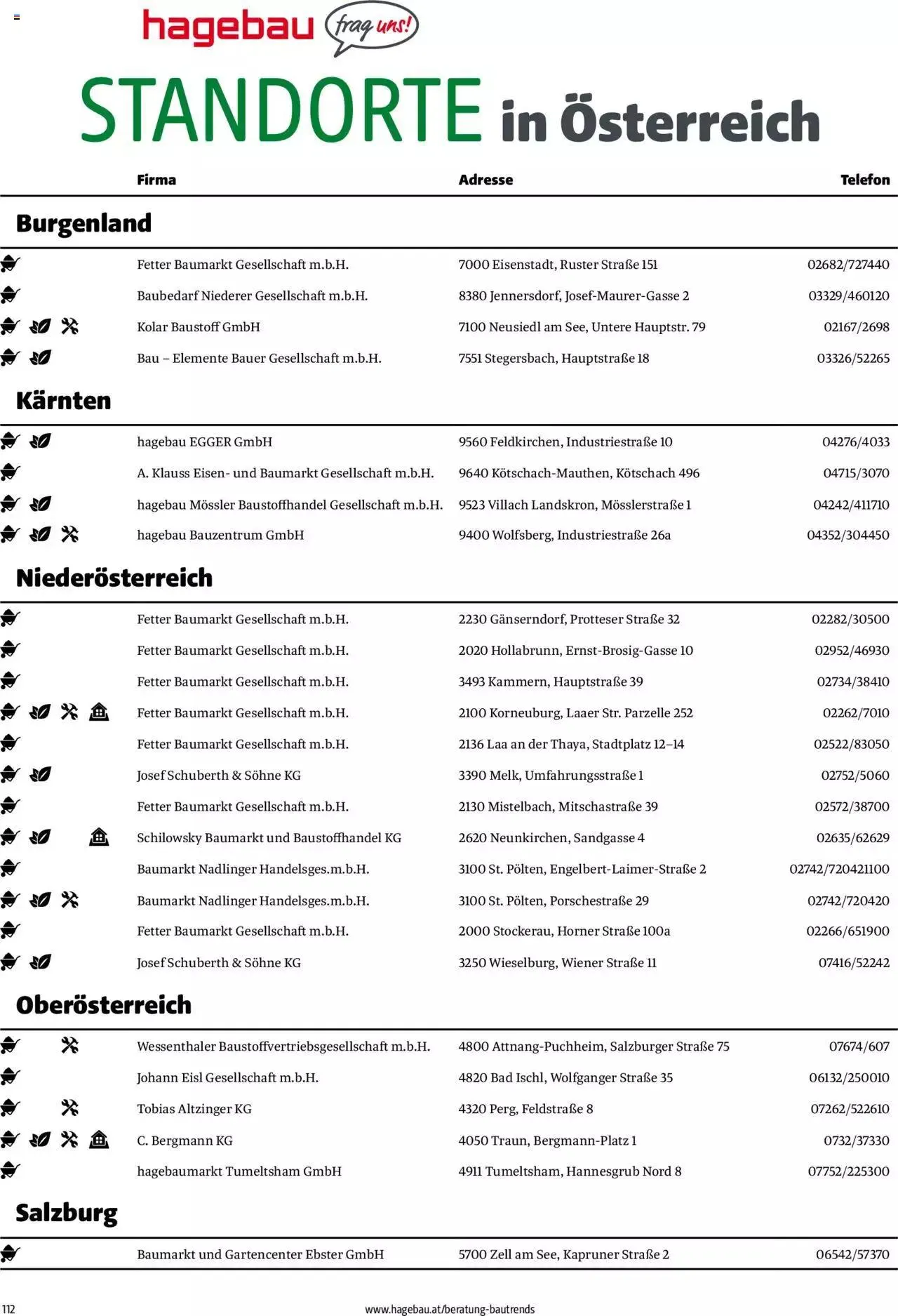 Hagebau Bautrends von 4. April bis 31. Dezember 2023 - Flugblätt seite  112