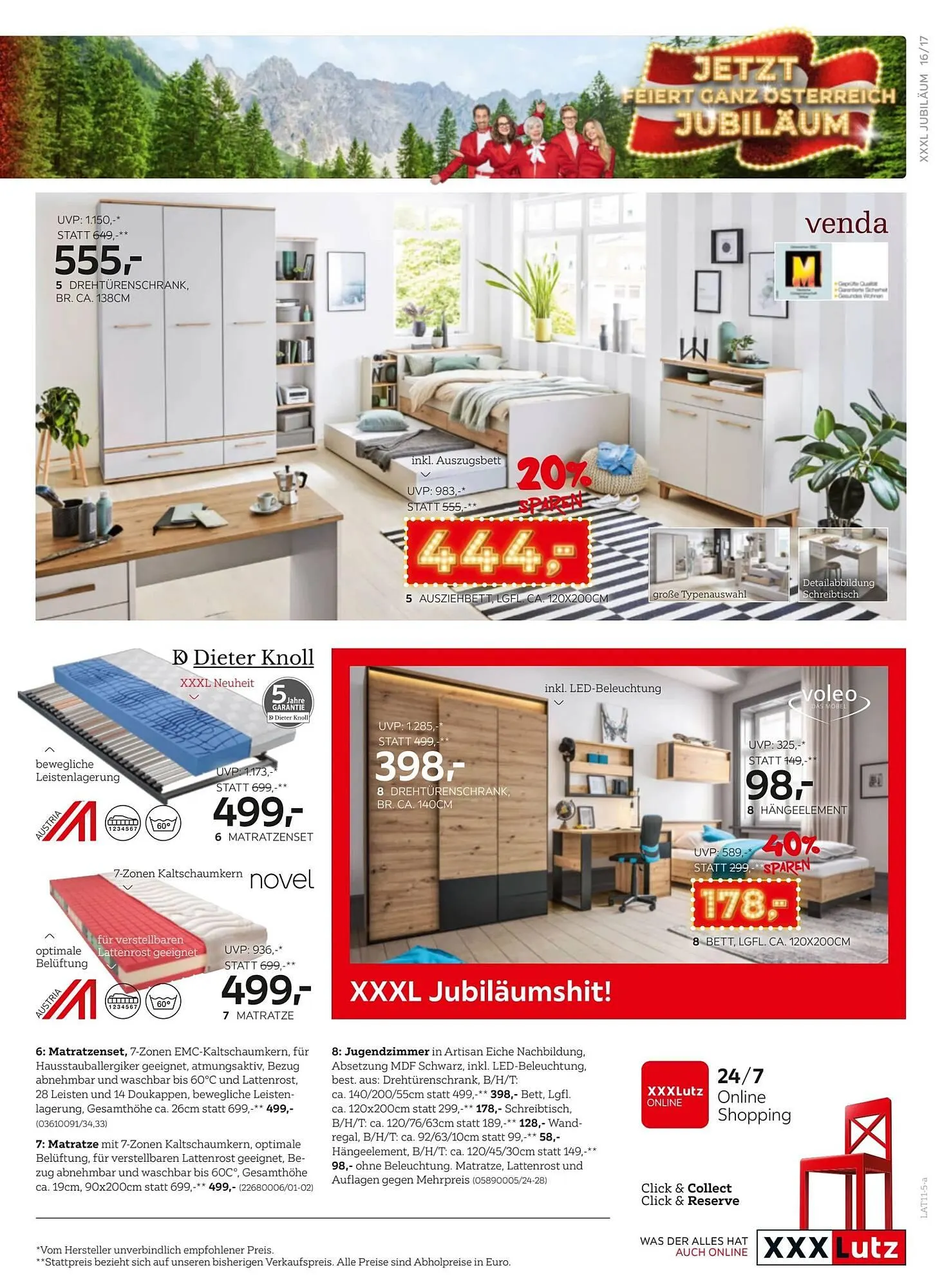 XXXLutz Prospekt von 4. November bis 11. November 2025 - Flugblätt seite 17